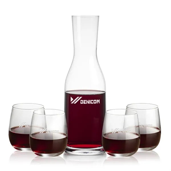 Caldmore Carafe & Crestview Stemless Wine