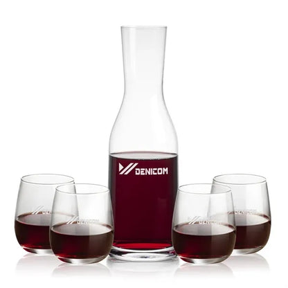 Caldmore Carafe & Crestview Stemless Wine