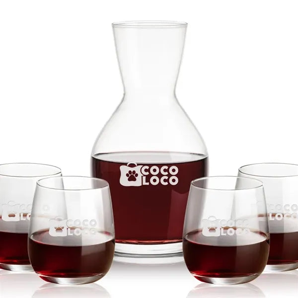 Westwood Carafe & Crestview Stemless