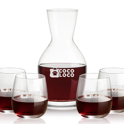 Westwood Carafe & Crestview Stemless