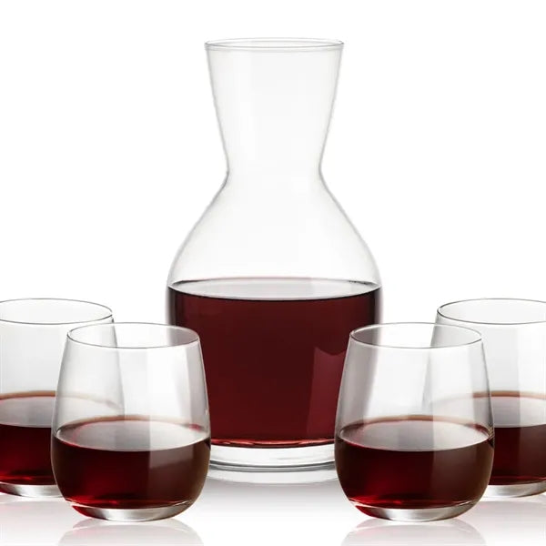 Westwood Carafe & Crestview Stemless