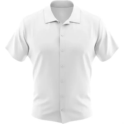 Sublimation Pongee Full-Button Shirt - Men, Women, Kids
