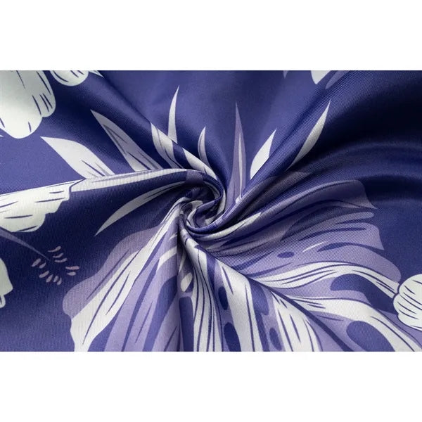 Sublimation Pongee Full-Button Shirt - Men, Women, Kids