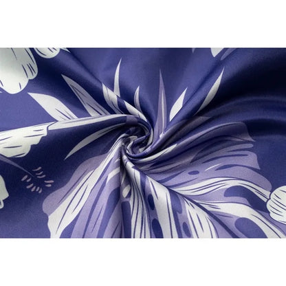 Sublimation Pongee Full-Button Shirt - Men, Women, Kids
