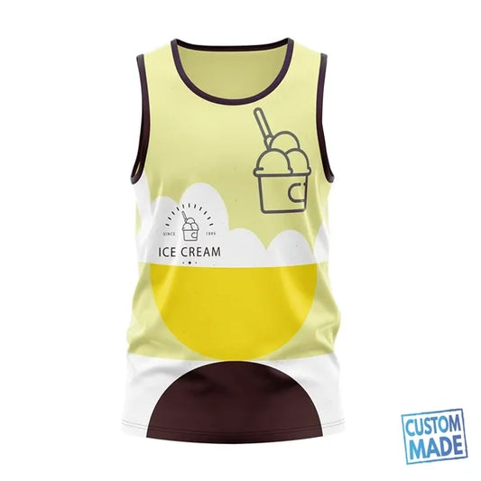 Unisex & Kids' Sublimation Jersey Style Tank Top - Performan