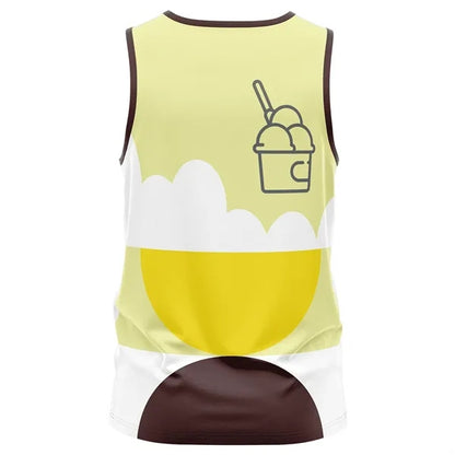 Unisex & Kids' Sublimation Jersey Style Tank Top - Performan