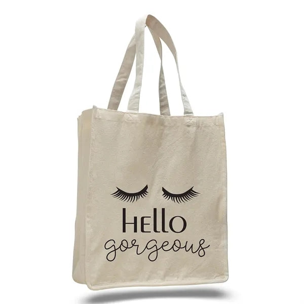 Custom Large Book/Tote Bag ( 14"W X 17"H X 7")