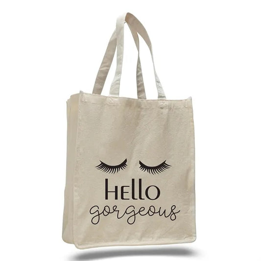 Custom Large Book/Tote Bag ( 14"W X 17"H X 7")