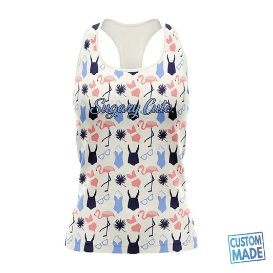 Women's Sublimation Racerback Tank Top - Performance Mesh Op