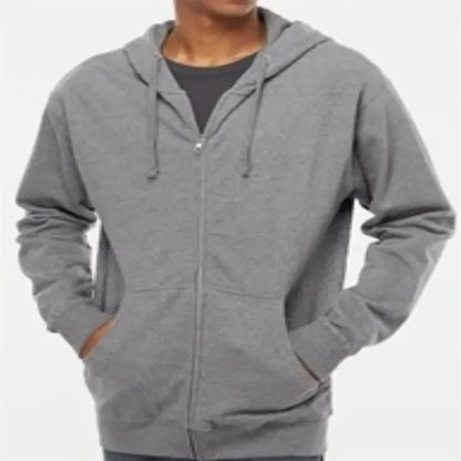 Adult and Kids' Custom 9.2 Oz Cotton Full Zip Hoodie - DTF,
