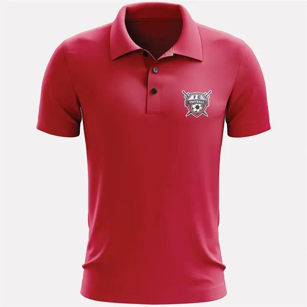 Adult and Kids' Custom 4.7 Oz Cotton Polo - DTF, Screen Prin