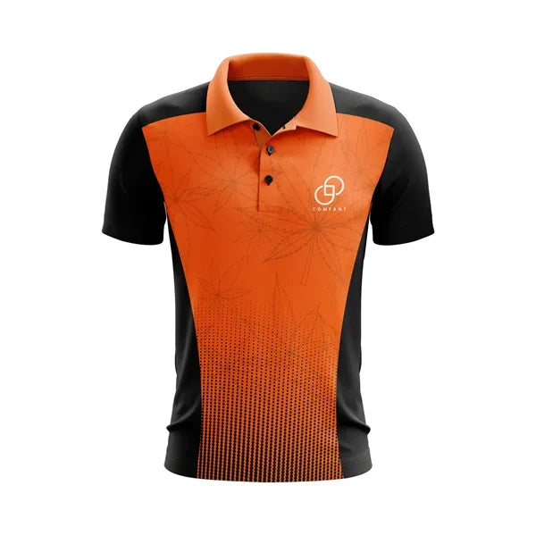 Sublimation Short Sleeve Polo - 160G Butterfly Mesh - Men,