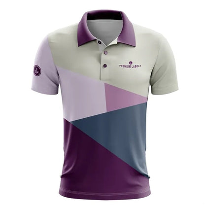 Sublimation Short Sleeve Polo - 180G NBA Fabric - Men,
