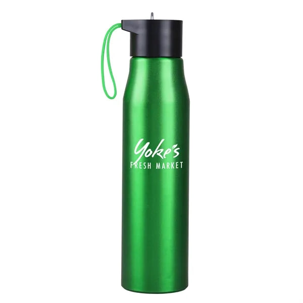 24 oz. Ridge Recycled Aluminum Bottle w/ silicone grip