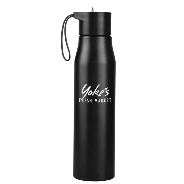 24 oz. Ridge Recycled Aluminum Bottle w/ silicone grip
