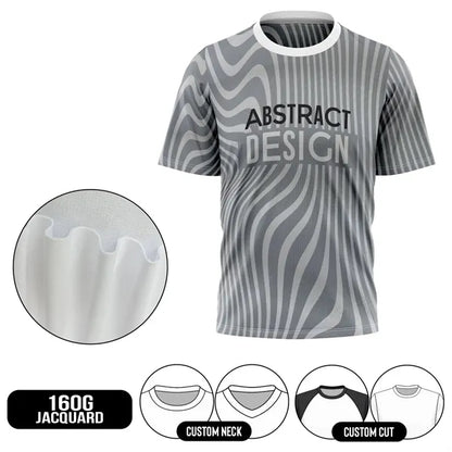 Women's Sublimation Short Sleeve T-Shirt - 160G Jacquard