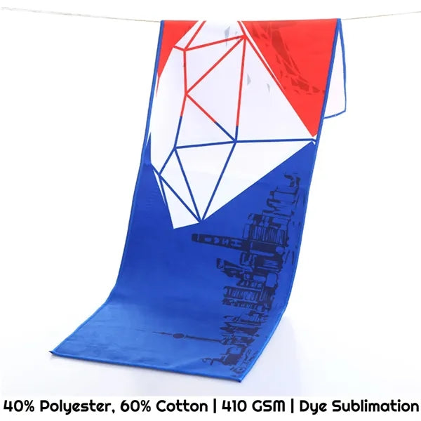 Premium Sublimated Poly-Cotton Towel