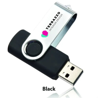8GB Swivel USB Memory Flash Drive