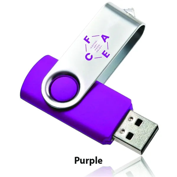 8GB Swivel USB Memory Flash Drive