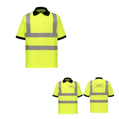 VISIPRO Short Sleeve Reflective Safety Polo with Pocket -