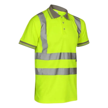 VISIPRO Short Sleeve Reflective Safety Polo with Bands,