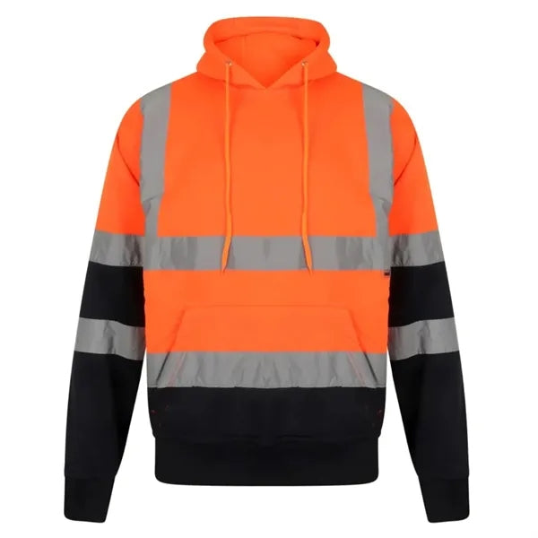 VISIPRO Reflective Colorblock Safety Hoodie - 280G Fleece -