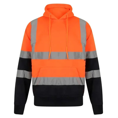 VISIPRO Reflective Colorblock Safety Hoodie - 280G Fleece -