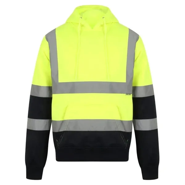 VISIPRO Reflective Colorblock Safety Hoodie - 280G Fleece -