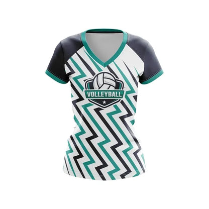 Women's Premium Full Sublimation Volleyball Cap Sleeve Jerse