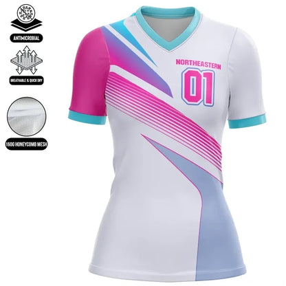 Women's Premium Full Sublimation Volleyball Cap Sleeve Jerse