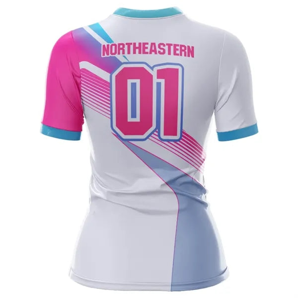 Women's Premium Full Sublimation Volleyball Cap Sleeve Jerse
