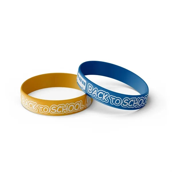 Tie Dye Silicone Wristband - 1/2" band