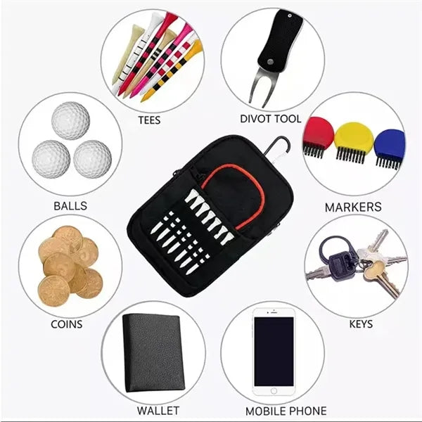 Portable Golf Accessory Organizer Bag