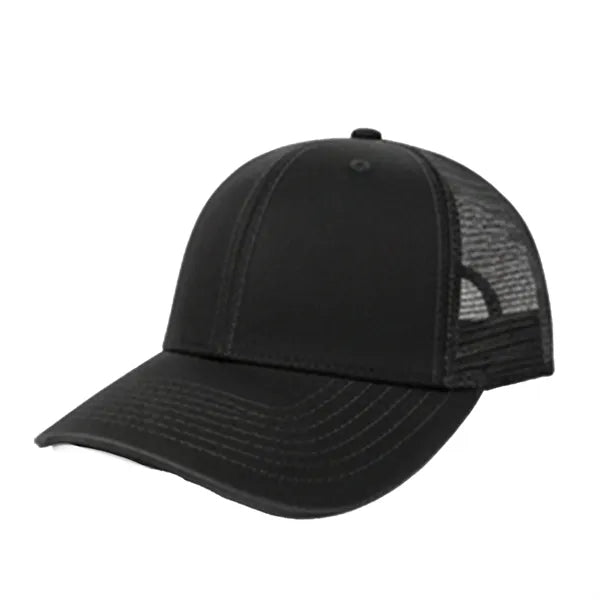 Premium Cotton & Mesh 6-Panel Structured Cap Velcro Closure