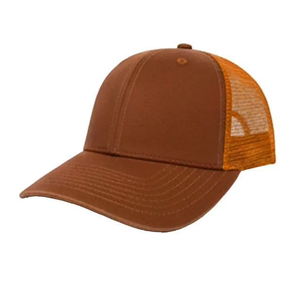 Premium Cotton & Mesh 6-Panel Structured Cap Velcro Closure