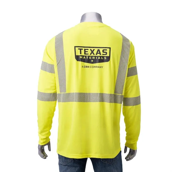 Rush - Long Sleeve Reflective SS T-Shirt - Birdseye Mesh