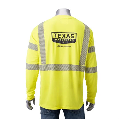 Rush - Long Sleeve Reflective SS T-Shirt - Birdseye Mesh