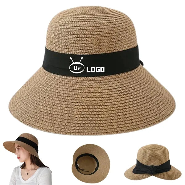 Wide Brim Straw Summer Sun Hat