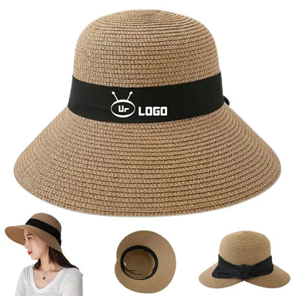 Wide Brim Straw Summer Sun Hat