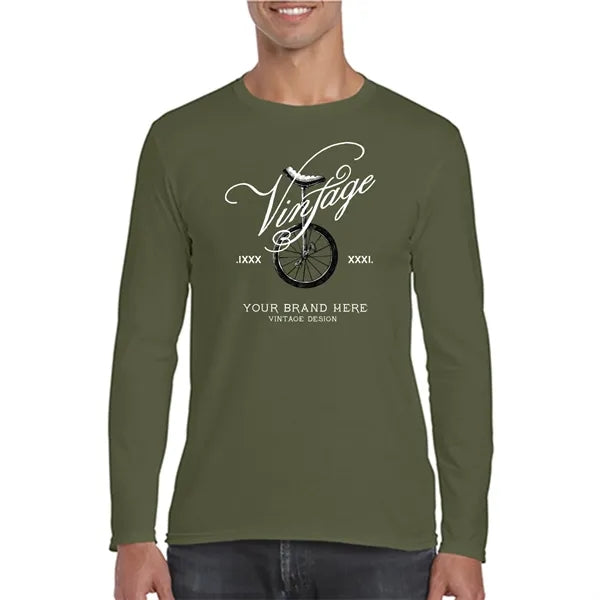 SoftStyle Adult Long Sleeve T-Shirts 4.5 oz cotton
