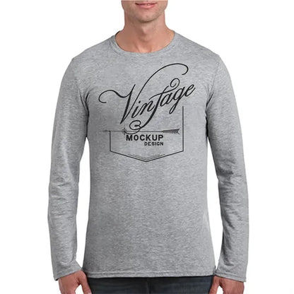 SoftStyle Adult Long Sleeve T-Shirts 4.5 oz cotton