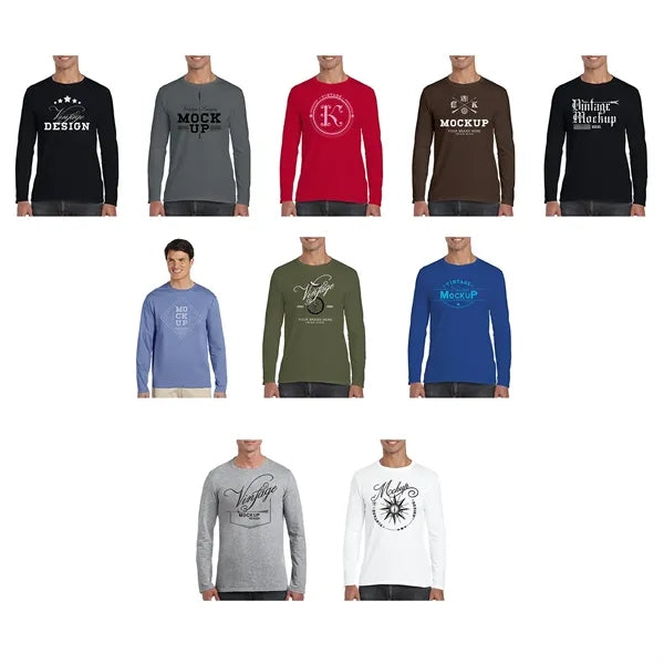SoftStyle Adult Long Sleeve T-Shirts 4.5 oz cotton