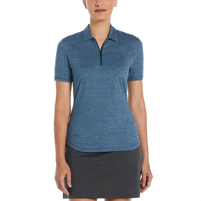 Ladies Double Knit Polo Shirt