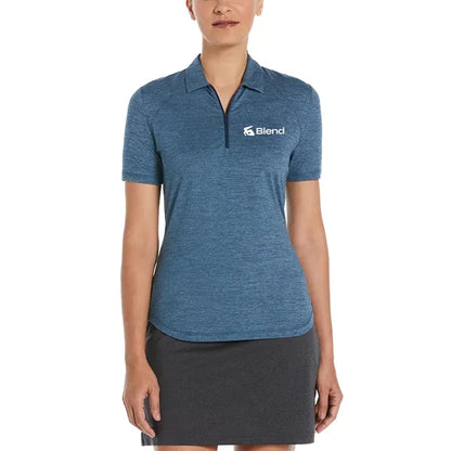 Ladies Double Knit Polo Shirt