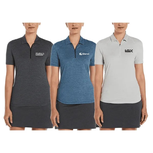 Ladies Double Knit Polo Shirt