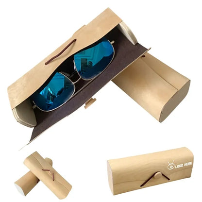 Wooden Sunglasses Case