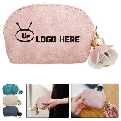 Zipper Flower Mini Coin Purse
