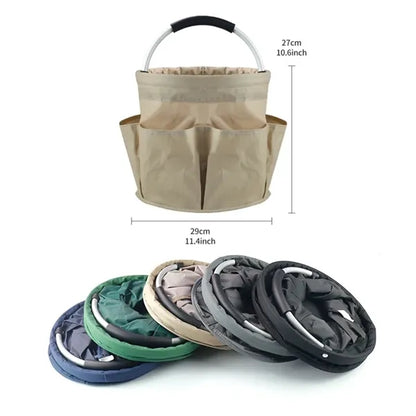 17L Portable Caddy bag with Soft Handle Tool Basket