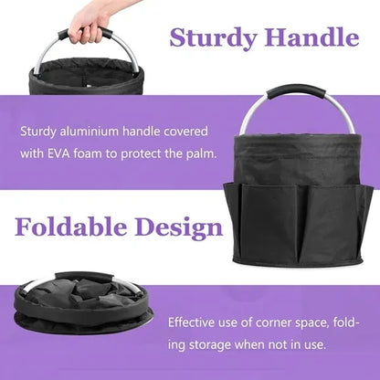 17L Portable Caddy bag with Soft Handle Tool Basket