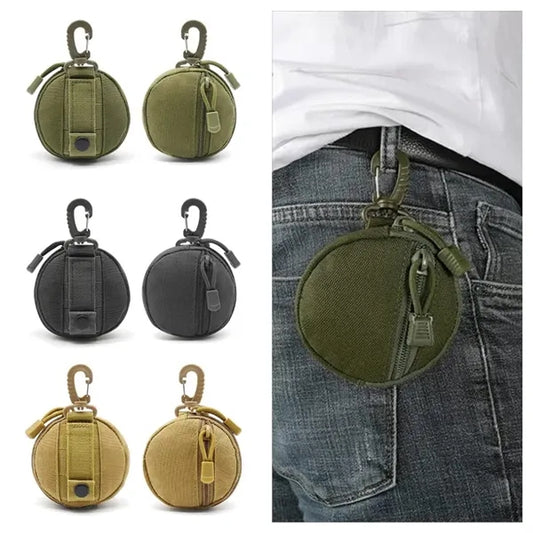 Tactical  EDC Pouch Coin Purchase Keychain Card Holder